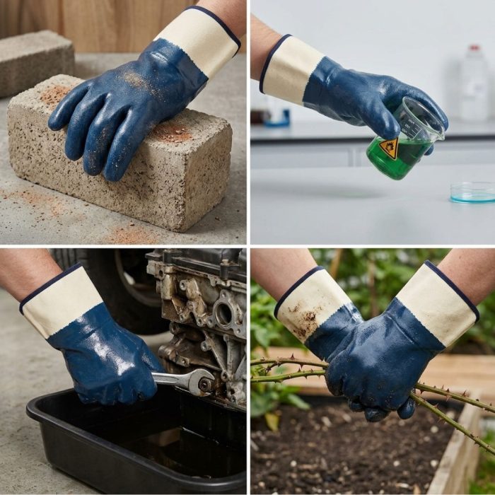 COTTON JERSEY PVC GLOVES - NITRILE - Image 2