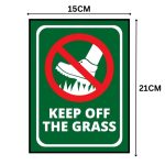 KEEP OFF THE GRASS SIGN BOARD- Foam Board Material