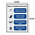 BEST HYGIENE PRACTICES - SIGNAGE BOARD - Foam Board Material