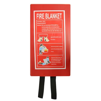 FIRE BLANKET - WHITE - 1.2M X 1.8M / 1M X 1M /1.2M X 1.2M