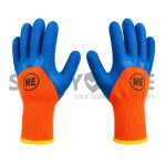 Safety Die And Die Heavy Glove Pair - Blue and Orange