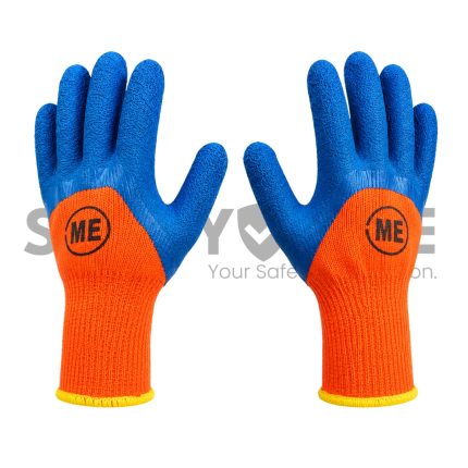 Safety Die And Die Heavy Glove Pair - Blue and Orange