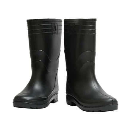 OLEEMA Safety Gum Boots Black