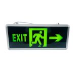 EMERGENCY EXIT BOARD WITH RECHARGEABLE LED LIGHT - ICON