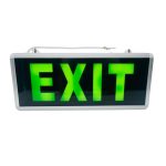EMERGENCY EXIT BOARD WITH RECHARGEABLE LED LIGHT
