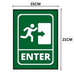 ENTER RIGHT SIGN BOARD - Foam Board Material