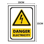 DANGER ELECTRICITY  SIGN BOARD - Foam Board Material