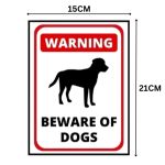 WARNING BEWARE OF DOGS SIGN BOARD- Foam Board Material