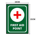 FIRST AID POINT SIGN BOARD - Foam Board Material