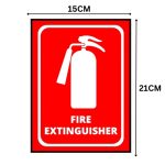 FIRE EXTINGUISHER SIGN BOARD - Foam Board Material
