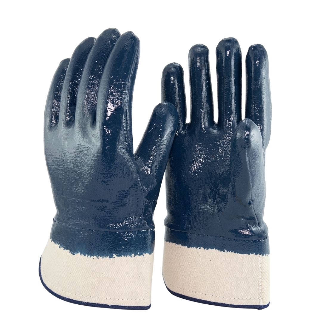 9sufo COTTON JERSEY PVC GLOVES - NITRILE - Image 1