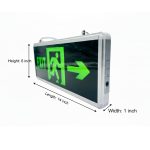 EMERGENCY EXIT BOARD WITH RECHARGEABLE LED LIGHT - ICON - Image 3