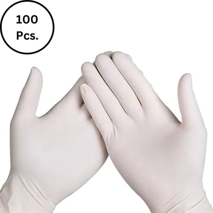 LALAN LATEX DISPOSABLE GLOVES - POWDERED - SMALL - 100 PCS - Image 2