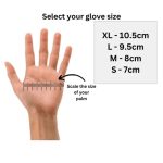 BLOSSOM LATEX DISPOSABLE GLOVES - POWDERED - SMALL - 100 PCS - Image 3