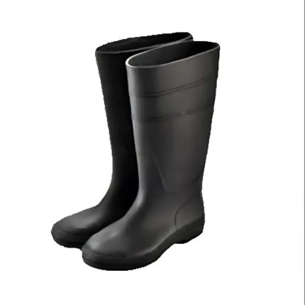 OLEEMA SAFETY GUM BOOTS PAIR - BLACK - SIZE 37/4