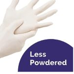 BLOSSOM LATEX DISPOSABLE GLOVES - POWDER FREE - SMALL - 100 PCS - Image 2