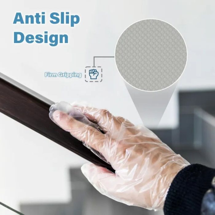 DISPOSABLE POLYTHENE GLOVES - 100 PCS - Image 3