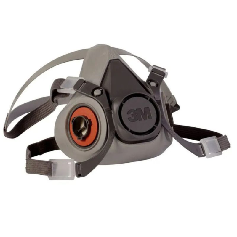 3M Half Face Double Respirator Mask Medium - 6200 / 07025