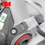 3M Half Face Double Respirator Mask Medium - 6200 / 07025 - Image 3