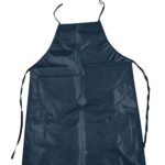 Tafetta Waterproof Apron With Double Pocket - Black