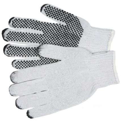 SAFETY DOT GRIP GLOVES - SINGLE SIDE