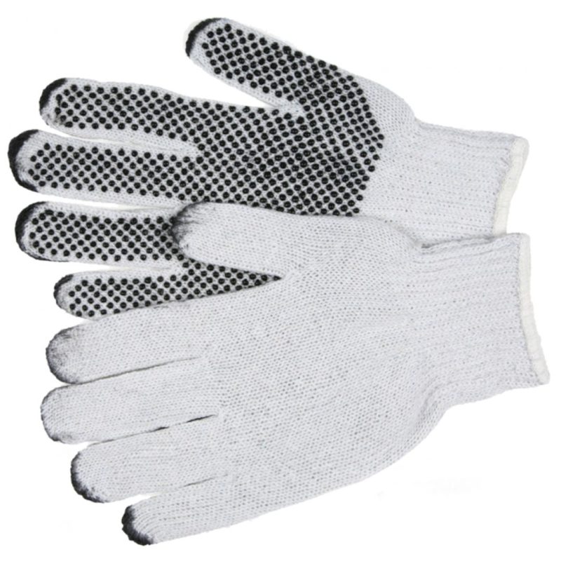 SAFETY DOT GRIP GLOVES - SINGLE SIDE
