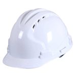 SAFETY HELMET WITH VENTILATION HOLES - WHITE