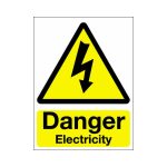 DANGER ELECTRICITY SIGN - MEDIUM