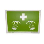 EYEWASH SIGN - GREEN - MEDIUM