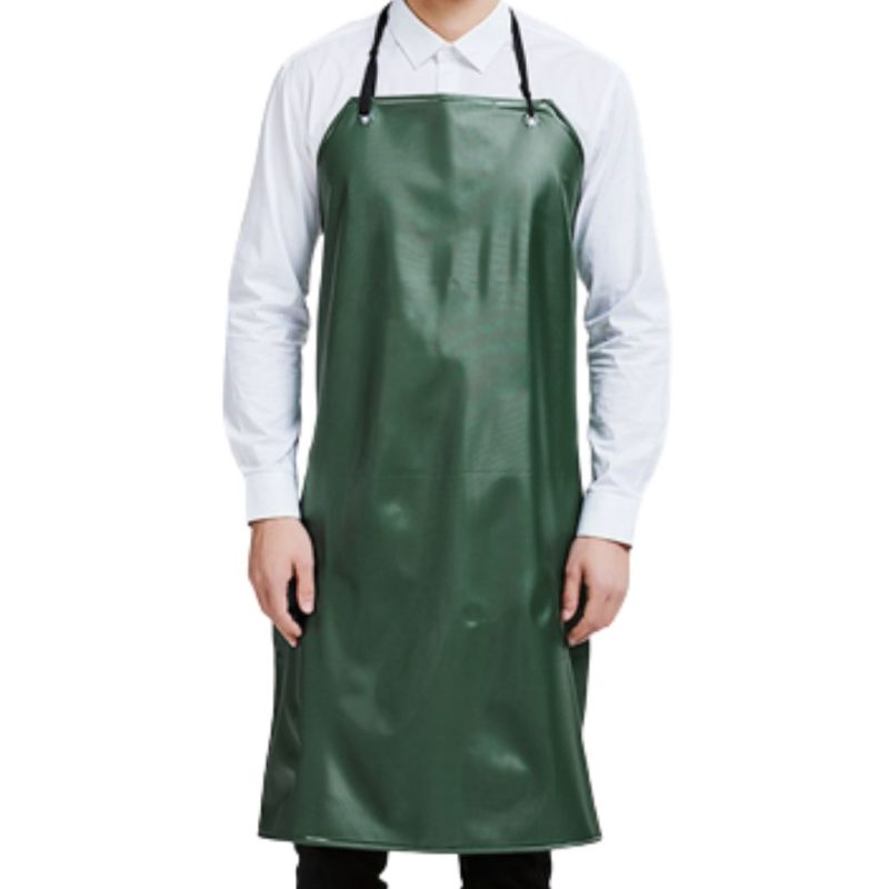 PVC APRON - FOREST GREEN