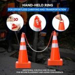 FLEXIBLE TRAFFIC SAFETY CONE - 28 INCH - Image 2