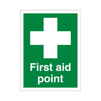 FIRST AID POINT SIGN - MEDIUM