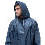RAIN COAT - WITH TROUSER (HEAVY GAUGE PVC)  - BLACK - Image 3