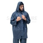 RAIN COAT - WITH TROUSER (HEAVY GAUGE PVC)  - BLACK - Image 4