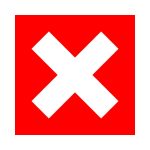 RED CROSS STICKER - SQUARE - 6INCH X 6 INCH