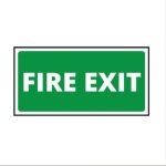 FIRE EXIT SIGN - GREEN - 15CM X 30CM
