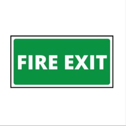 FIRE EXIT SIGN - GREEN - 15CM X 30CM
