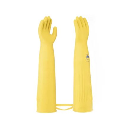 Heavy-Duty Rubber Shoulder Gloves - Yellow