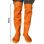 Farmers Rugged Mud Well Paddy Rubber Boots - Waterproof and Durable - Orange - Image 3