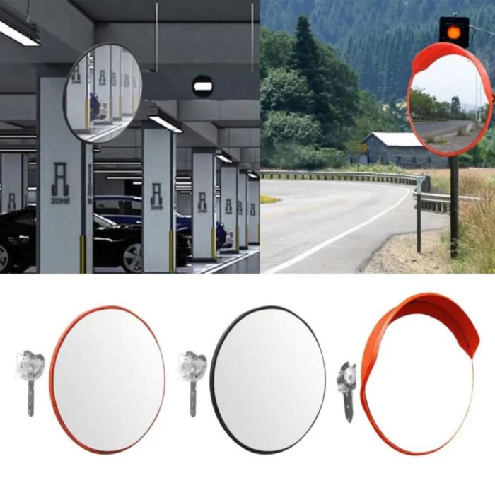 60Cm Blind Spot Convex Mirror Wide Angle Security Road Mirror - Image 4
