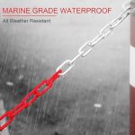 Durable Plastic Chain - 6Mm X 25M Roll - Red And White - Image 3