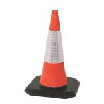 PLASTIC TRAFFIC SAFETY CONE - 28 INCH