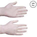 Disposable Gloves - White - Vinyl img2
