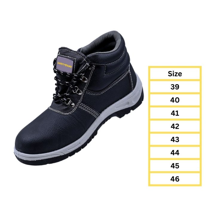 Prime Captain High Ankle Safety Shoe With Steel Toe And Mid Plate - Image 3