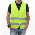 Safety Sure Normal Safety Jacket  - Luminous Yellow - Free Size - Image 4