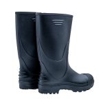 King George Safety Gum Boots Pair Without Steel Toe - Black