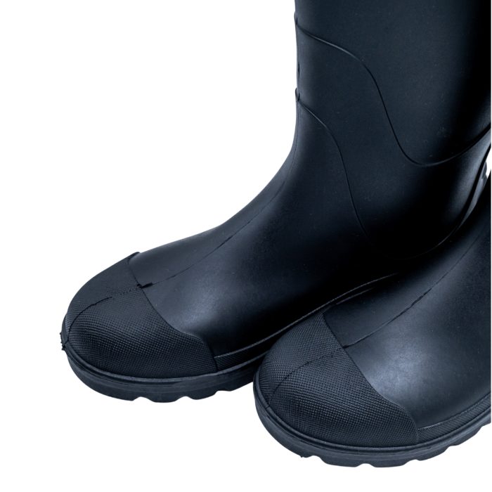 King George Safety Gum Boots Pair Without Steel Toe - Black - Image 2