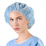 Surgical Head Cap - Blue - 100Pcs / Hair Nets - Image 2