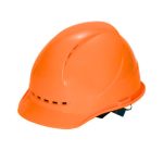 Safety Helmet With Ventilation Holes - Orange