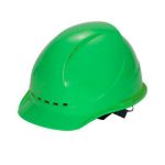 Safety Helmet With Ventilation Holes - Green